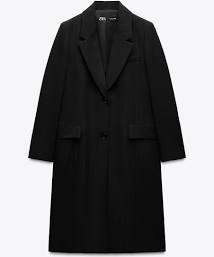 Zara Pinstripe Frock Coat
