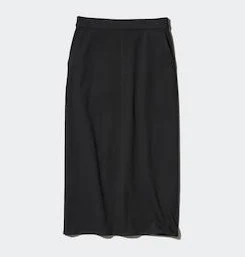 UNIQLO Ultra‑Stretch Midi Skirt
