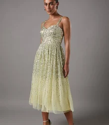 Coast Tulle Sequin Dress