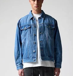 Faded Washed Denim Jacket