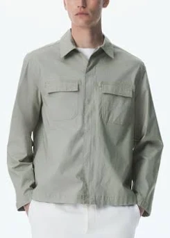 H&M Cream Utility Overshirt
