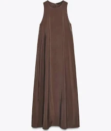 Zara Flowing Voluminous Midi Dress